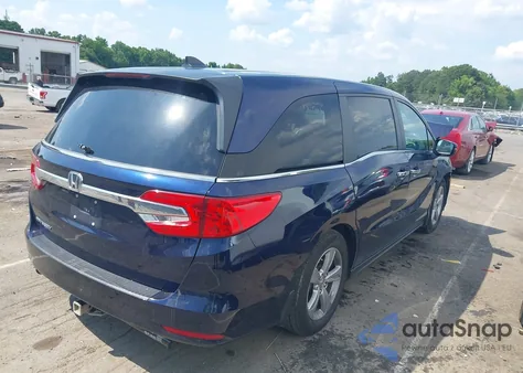 2020 Honda Odyssey Ex-L/Ex-L W/Navi Res from USA, damaged, VIN 5FNRL6H75LB022813